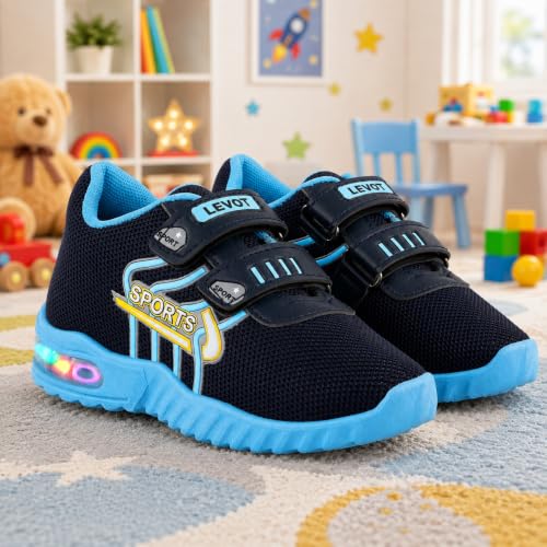 Image of Velcro Running Shoes for Boys & Girls 21 MONTHS-24 Months