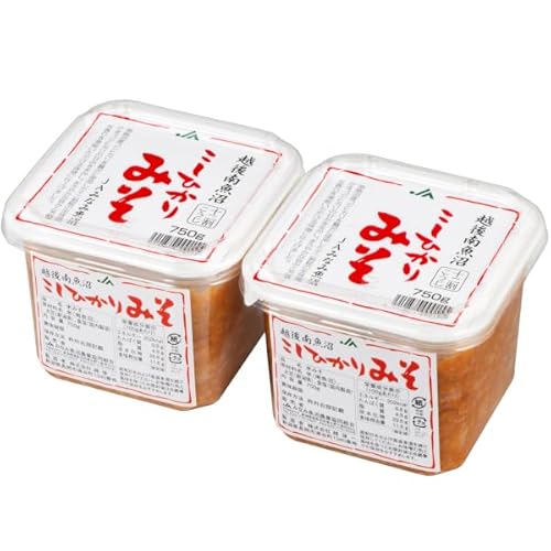 味噌 無添加 750g×2個 こしひかり麹 南魚沼産 国産 贈答品 お取り寄せ