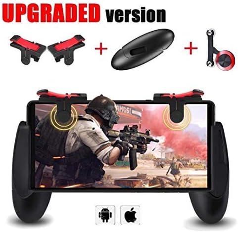 Mobile Game Controller [Upgrade Version] - WeeDee Mobile Controller with Gaming Trigger,Gaming Grip and Gaming Joysticks for 4.5-6.5 inch Android iOS Phone