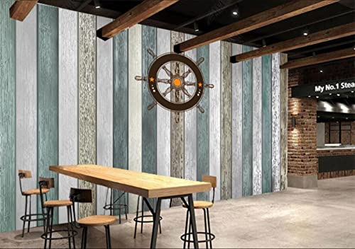 Wesmilewallpaper Pared De Fondo De Decoración De Tablón De Madera Geométrica De Arte Retro Papel De Pared 3D Tela No Tejida Papel Tapiz Papel Pintado 150x105cm