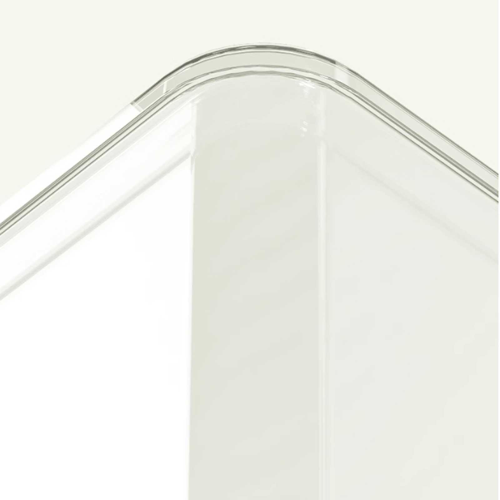 Acquario Acquario in Acrilico Trasparente con Coperchio Bianco, Piccolo Soggiorno, Acquario da Tavolo, Piccolo Ufficio, Decorativo, Acquario for Tartarughe Acquario per Pesci