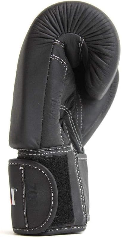 SMAI Elite85 Leather Boxing Gloves Plus 180" Black Boxing Wraps - Competition Boxing Mitts Made for Sparring, Kickboxing, Bag Work and Muay Thai Training - Winning Fight Gloves for Men & Women.