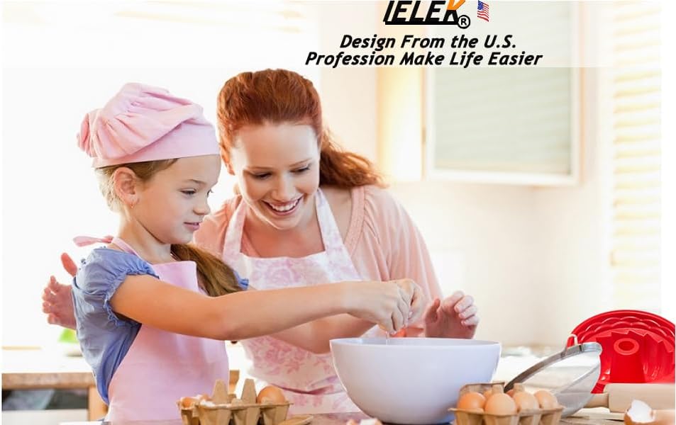 Miniatura 7 de IELEK Moldes antiadherentes de silicona para hornear para tartas, gelatina, gelatina, pan, para gelatina, para gelatina