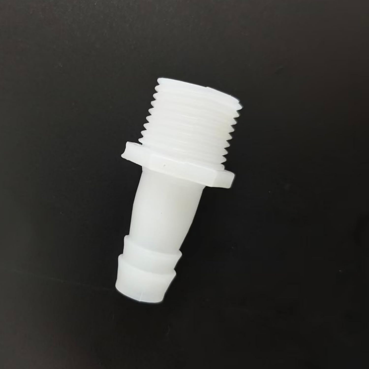 Plastic Hose Barb Fittings Barb × 3/8G Male Thread Adapter Connector Pipe Fittings for Laboratory Biochemical Analytical Instruments Food Machinery Aquarium Equipment PP 50PCS (1/2'' 1/2G White)