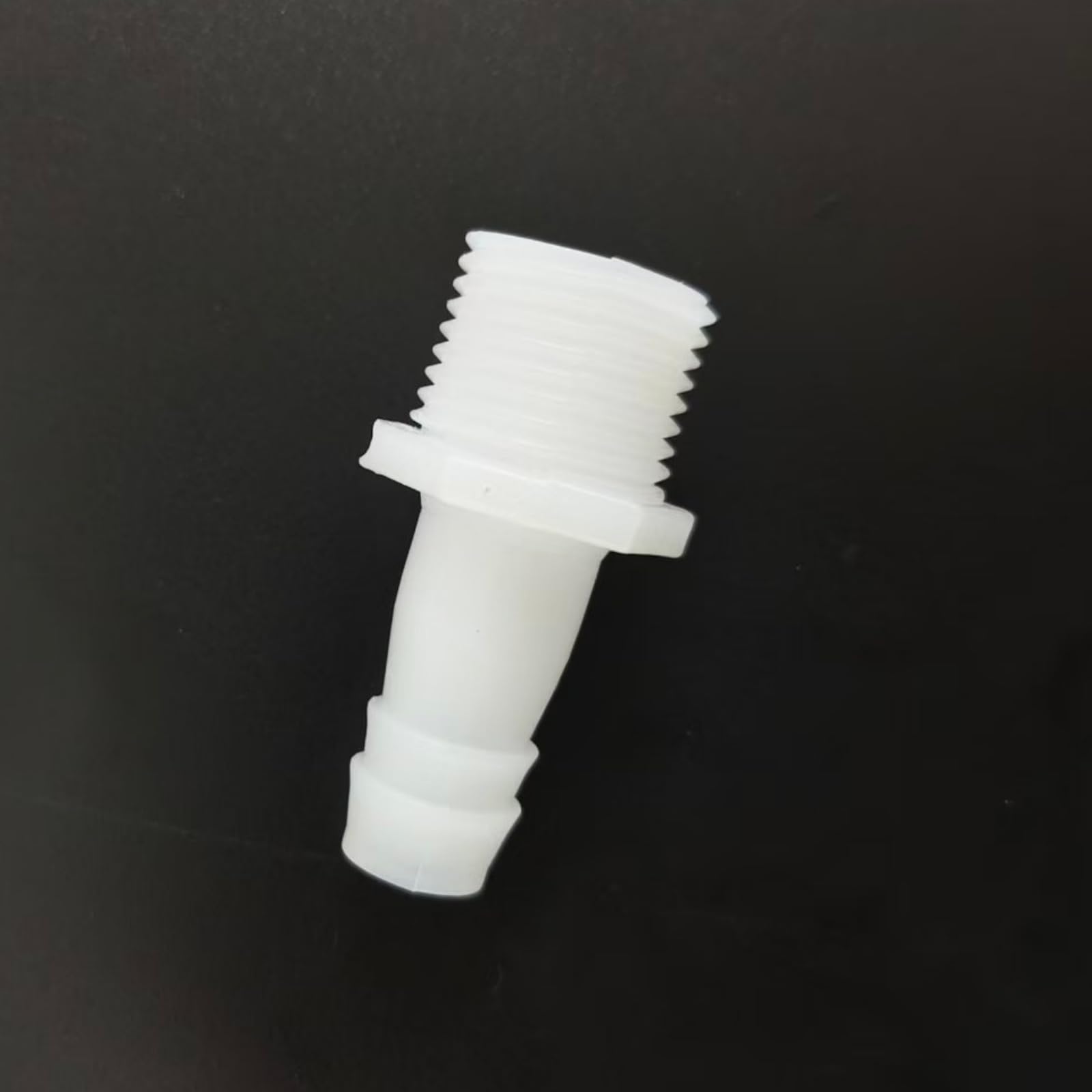 PP Plastikowa złączka do węża wielokrotnego użytku 3/8G Złącze adaptera z gwintem męskim 100 szt(1/2inch 1/2G White)