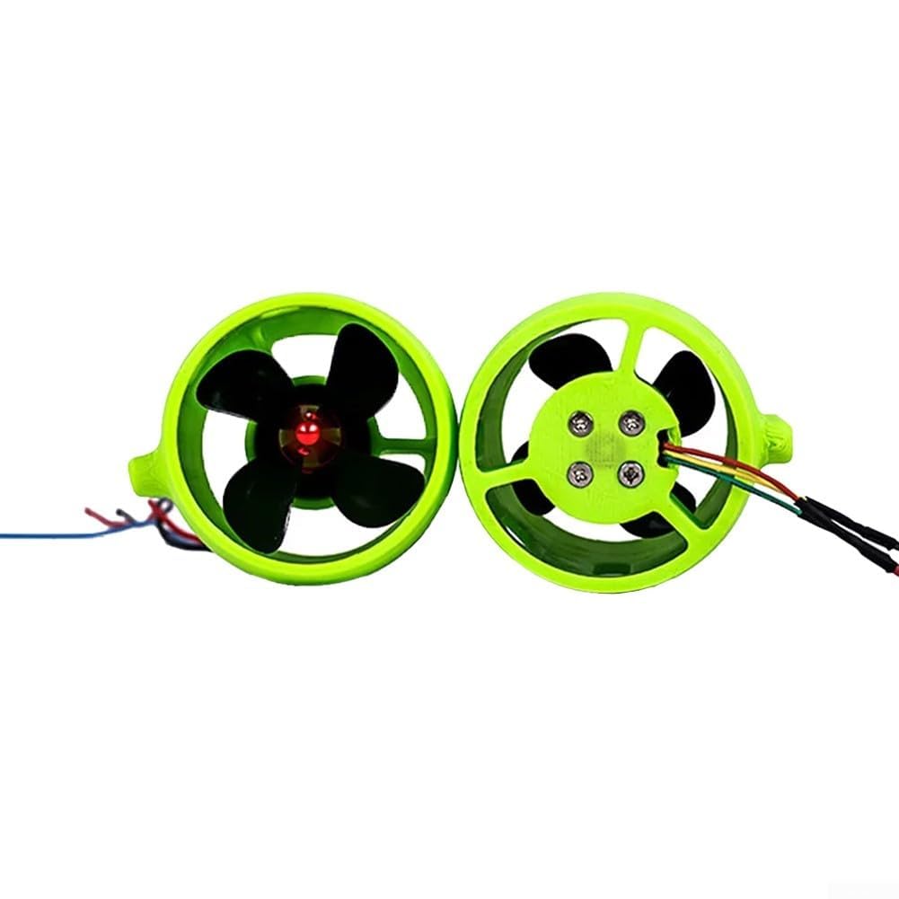 RC Boot Unterwasser Thruster, bürstenloses Modell Schiff Elektromotoren Antriebsmotor Propeller, 12–24 V 20A 30-200W Schiffsmodell Propeller für Kajak, Angeln, Kanu, Boot, Paddelboard(CW + CCW)