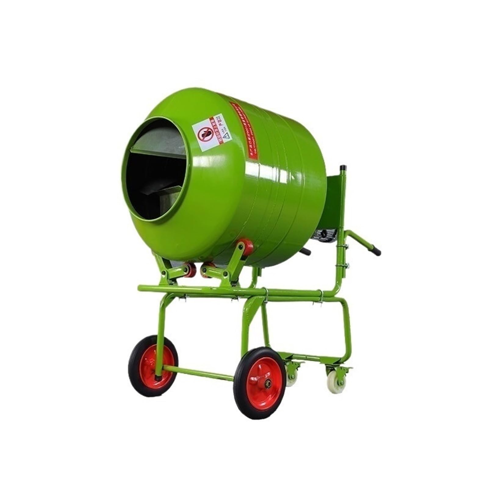 Wqqyu6hkf One Color Cement Mixing Construction Mixer Household Small Cement Concrete Sand And Gravel Mixers Portable(Medium)