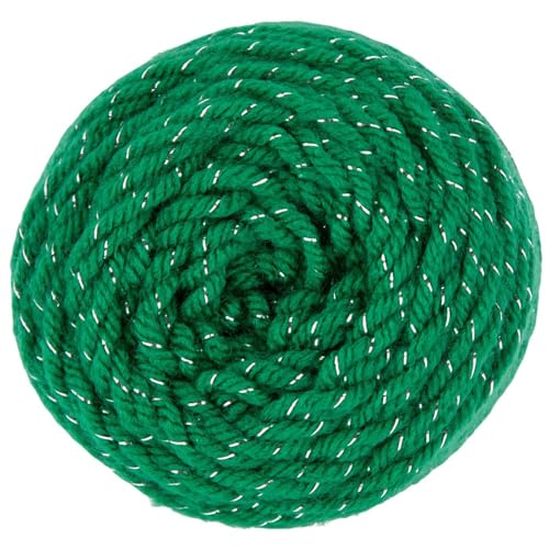 Image of Hobby Lobby Metallic I Love This Yarn, 744 Jelly Bean, Set of 2 | 4 Medium Weight, Acrylic & Metallic Polyester, 252 Yards Per Skein