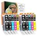 Produktbild 10er-Set Druckerpatronen Kompatibel zu Canon PGI-550 CLI-551 für PIXMA iP-7200 iP-7250 iP-8750 iX-6850 MG-5450 MG-5550 MG-5650 MG-5655 MG-6350 MG-6450 MG-6650 MG-7100 MG-7150 MG-7550 MX-725 MX-925
