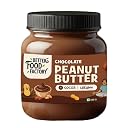 Chocolate Peanut Butter 350g - High Protein Peanut Butter (19g Protein, 8.4g Fiber) - Creamy Chocolate Spread - Healthy Nut Butter - Ashwagandha - Natural Sweetener - No Cholesterol, No Trans Fat gallery image