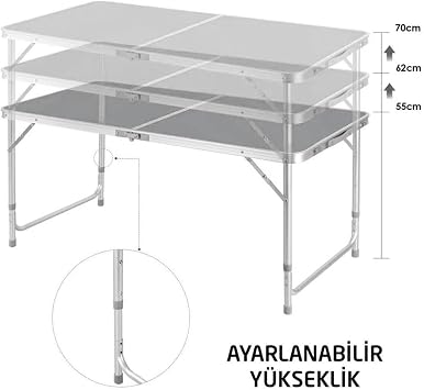 Rox Camping Katlanır Kamp Masası 120cm