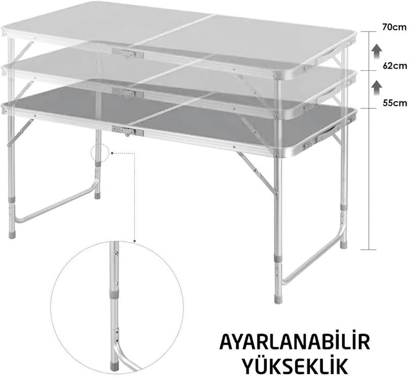 Rox Camping Katlanır Kamp Masası 120cm