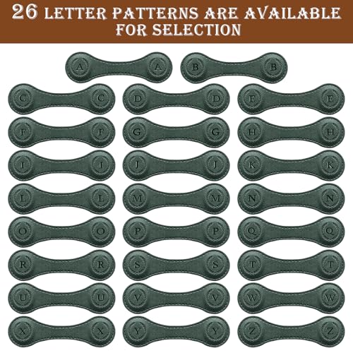 Handmade Personalized Leather Magnetic Bookmark - Custom Initial Letter Design with 26 Alphabet Choices - Durable Bookmark for Readers, Book Lovers, Women & Kids - Thumbnail 3