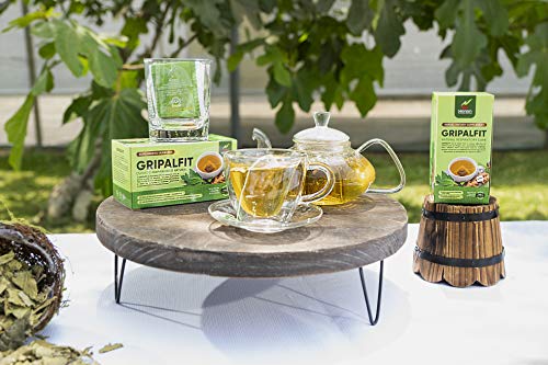 Gripalfit Natural Mix | 30 Tea Bags | Naturally Aids In Soothing The Throat And Seasonal Respiratory Discomfort - Single Pack #TOP2