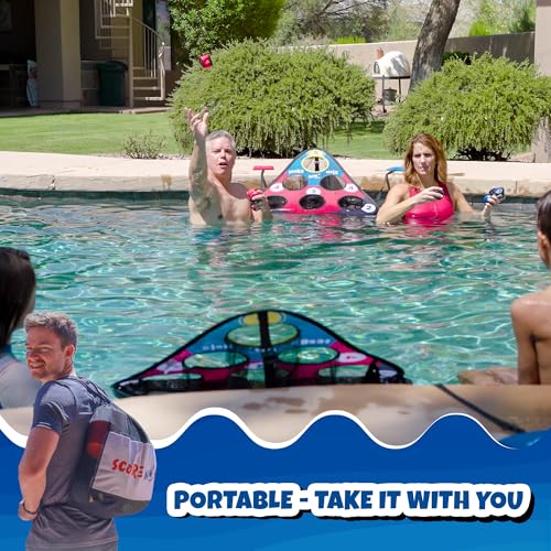 TOSS & ROLL NN' Hole Game Set | Portable Cornhole Set for Water or Land | Bean Bag Balls Toss Outdoor Games for All Ages | Outdoor, Indoor, Beach, Backyard, Tailgating, Camping Game by SCORE NN' - Image 5