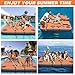 VOFiTNY Inflatable Floating Dock Swim Air Platform Island Raft Mat for Lake Beach Ocean with Rope Ladder, Non-Slip Surface