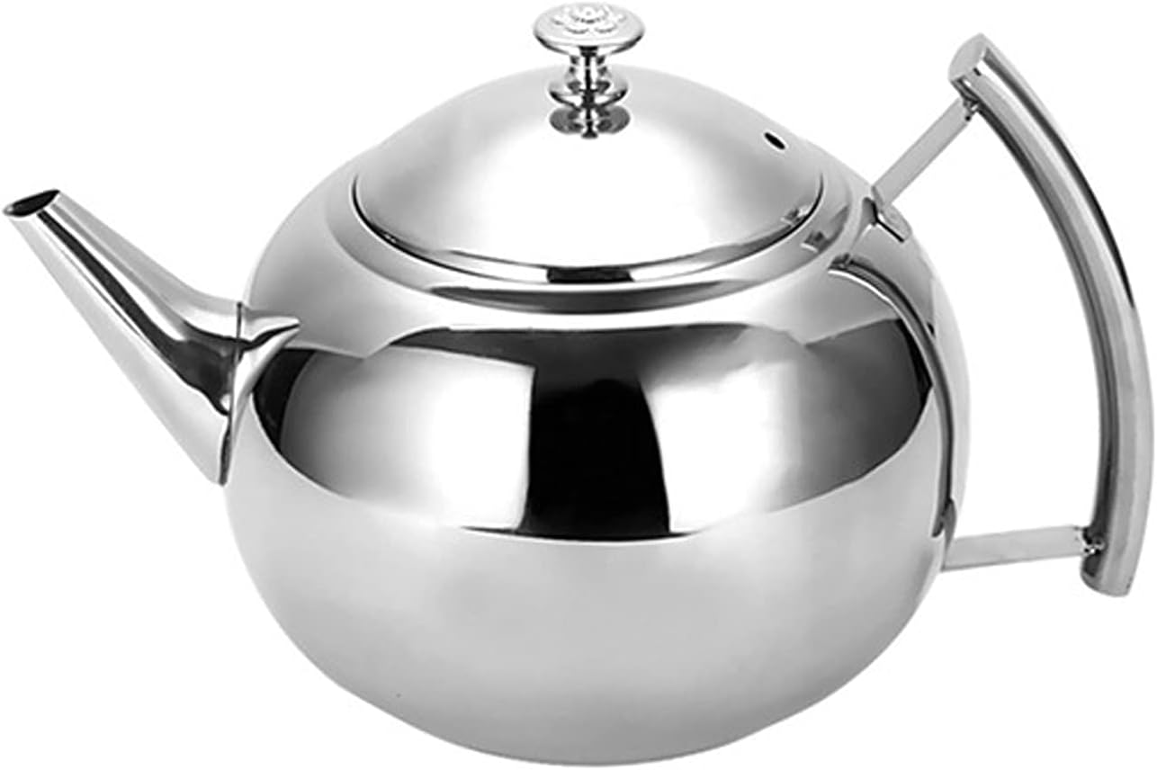 Pour Over Coffee Pot Stainless Steel Gooseneck Long Hand Teapot with Thermometer Suitable for Restaurants Conference Rooms Living Room Etc 1.5L (1.5L)