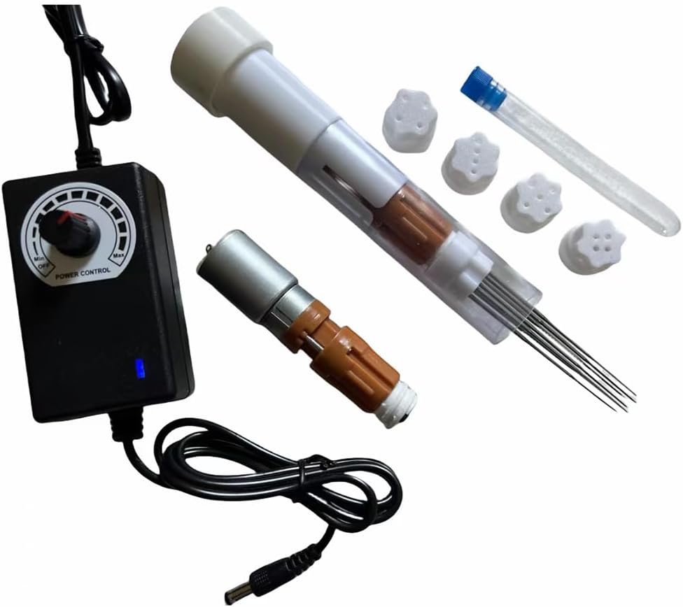 Electric Needle Felting Machine, Portable Felting Needles Pen, Wool Felting Tool, with Replaceable Head, Adjustable Speed, for DIY Wool Painting and Felted Craft Work