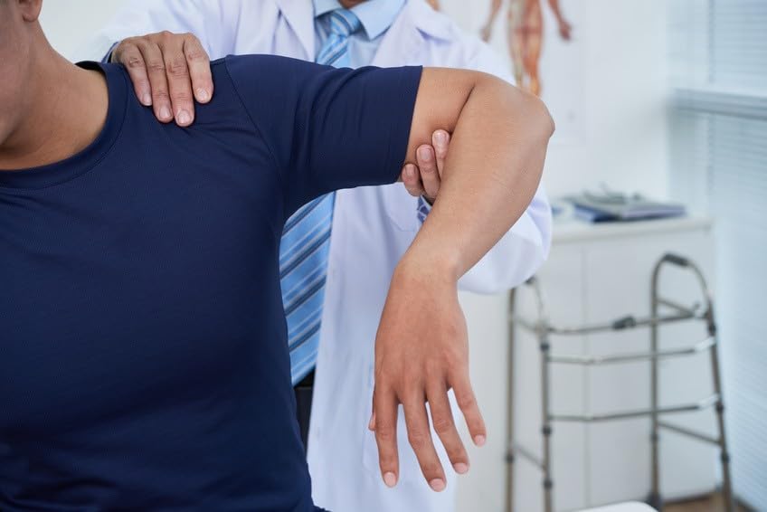 Épaulière Arthrose Arthrite Douleurs Épaule Bras Dos Coup - Maintien Support Protége Protection Attelle (XL-XXL)