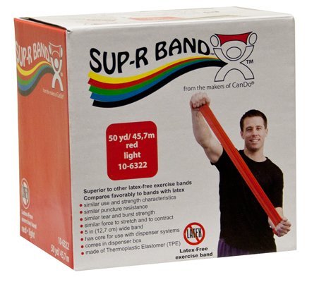 ALIMED 32820 Cando Sup-R Band Red 50 yds.