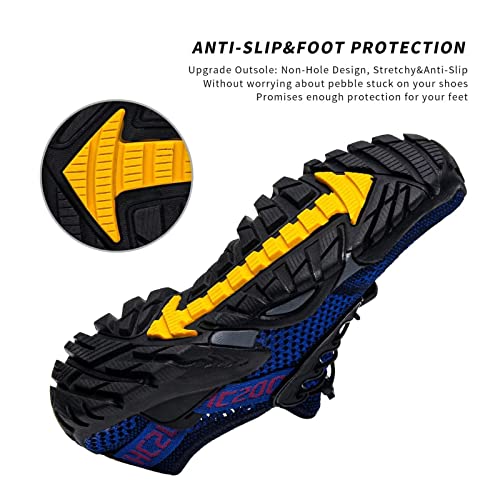 Image of SOBASO Water Shoes Women Men Quick Drying Swim Beach Aqua Shoes for Water Sport Diving Hiking Sailing Travel