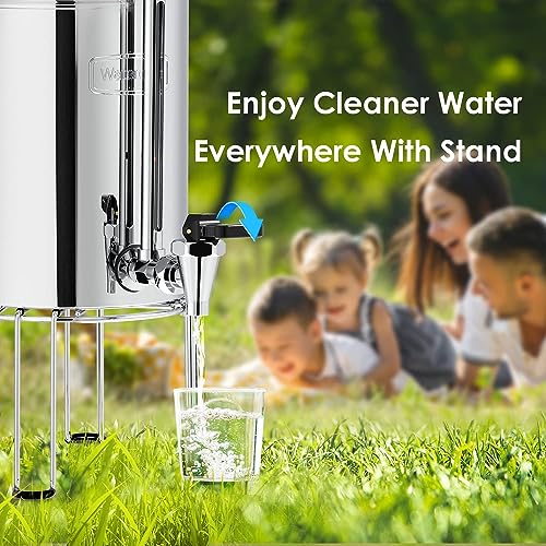 image for Waterdrop Water Filter Stainless Steel Stand, with Rubberized Non-Skid