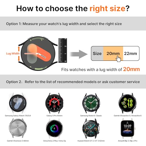 Image of Fullmosa 2 Packs Magnetic Braided Watch Bands - 18mm 20mm 22mm Quick Release Replacement Wristband, Stretchy Nylon Solo Loop Compatible with Traditional and Smartwatches for Men Women