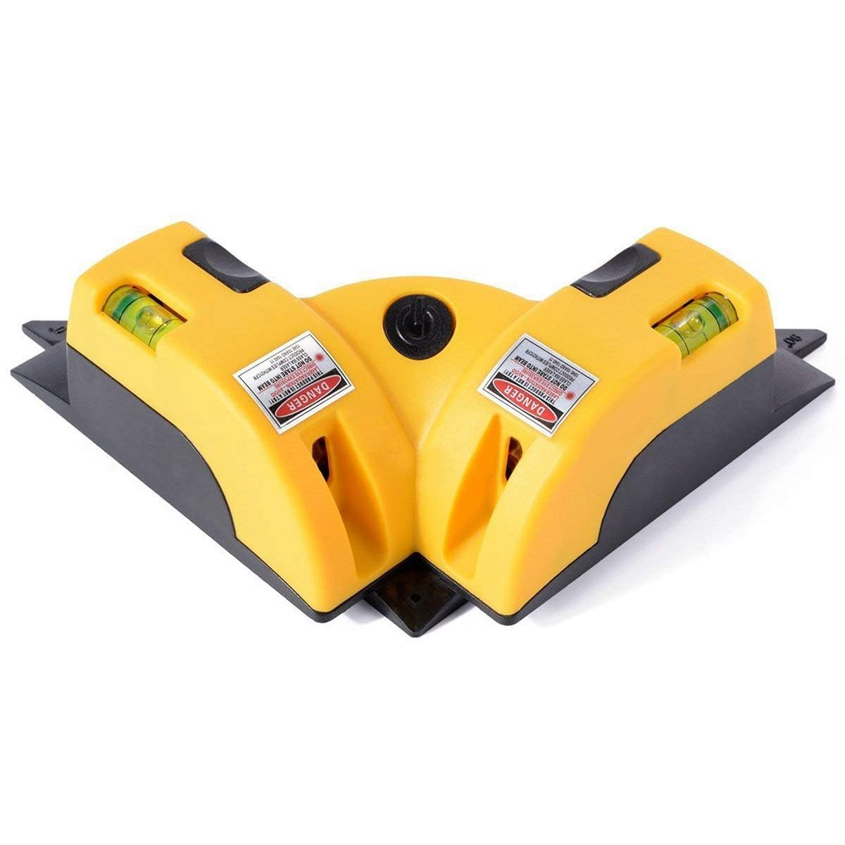 Right Angle 90 Degree Laser Level - Cross Line Tiling Leveling Laser Beam Measurement Tool with Horizontal & Vertical Line Projection and Two Suction Cups-image-19