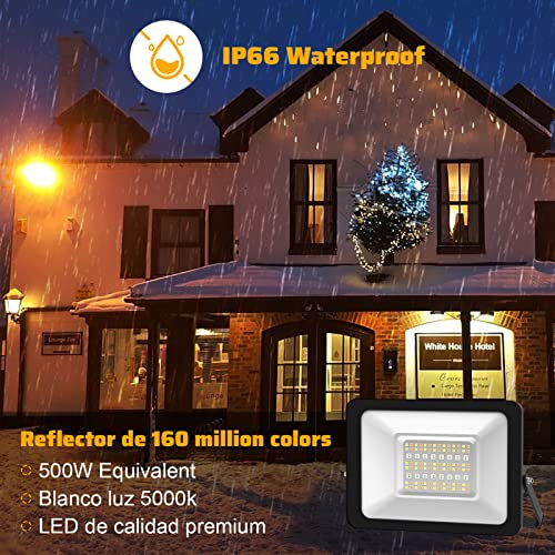Image of 50W LED Black Light RGB Flood Light 1 Pack