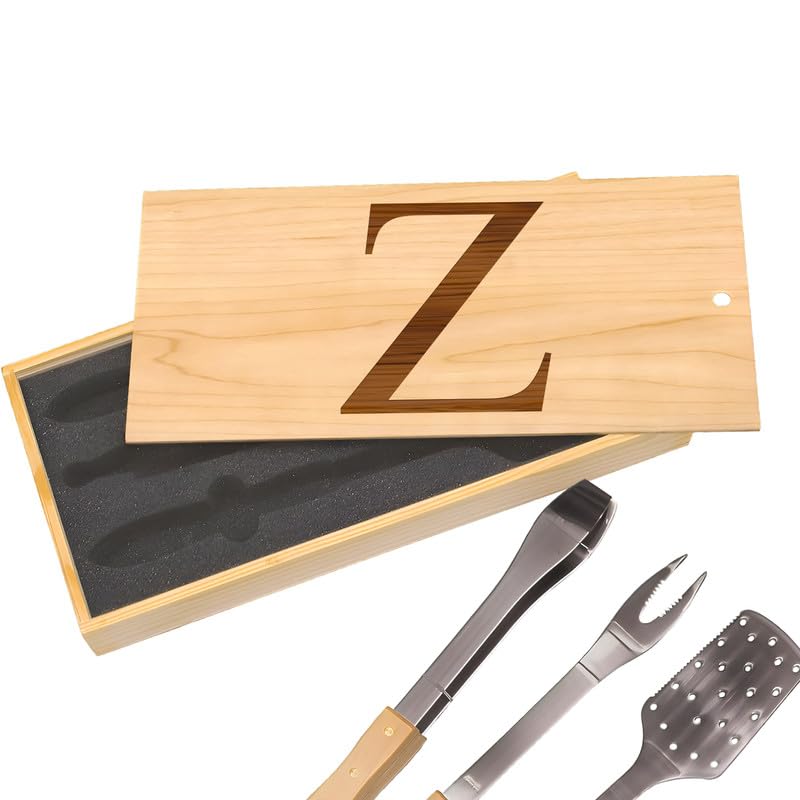 Set de Parrilla Acero Inoxidable con Espátula, Pinzas y Tenedor miniatura 1