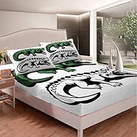 Set di biancheria da letto con stampa leopardata, ghepardo