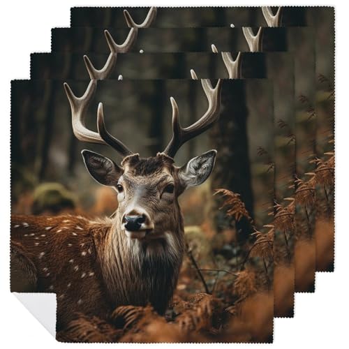 Servilletas de Tela Wild Deer 18.7" x 18.7" Cuadradas miniatura 1