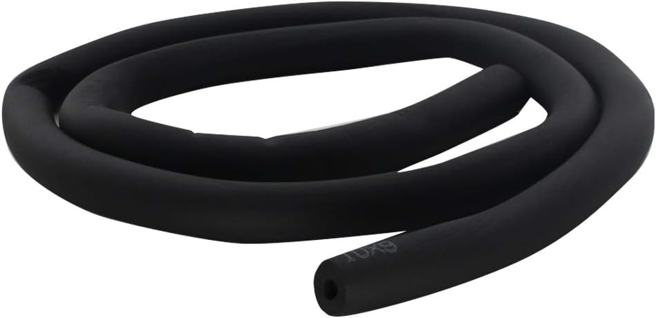 Heyiarbeit Foam Hose 0.98" x 0.35"(IDT) Air Conditioner Heat Insulation Pipe Black 5.9 Foot Length