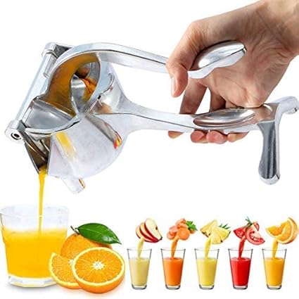 SEAS WORTHAluminium Manual Fruit Juicer,Heavy Duty Aluminum Alloy Lemon Press Squeezer Premium Quality Lemon Orange Juicer, Manual Lemon Juicer (Standard)