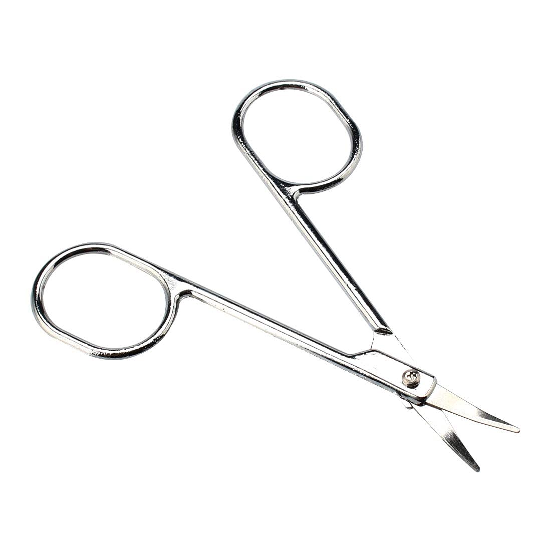 Curve Scissor Small Eyebrow Nose Hair Trimming Tool - Manicure Facial Tweezers Makeup Moustache Clipper, Pedicure, Nail Scissors (Stainless Steel)-image-20