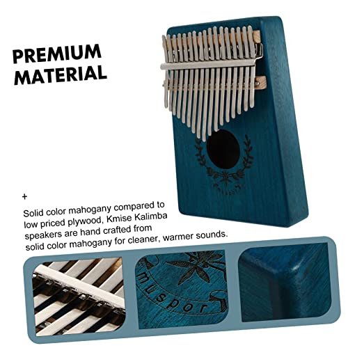 Mikinona 1 Set Musique Et Mini Touches Adultes Professionnel Mbira Piano Pratique Kalimba Bois Bleu Débutants Doigt… - Les Beatles, Paul McCartney, John Lennon, RIngo Starr, George Harrison Mikinona 1 Set Musique Et Mini Touches Adultes Professionnel Mbira Piano Pratique Kalimba Bois Bleu Débutants Doigt… – Image 3