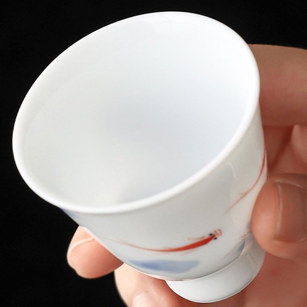 GSOUL Kungfu Tea cup Afternoon Tea Kung Fu Set Cups Hand-painted Ceramic Brewing Personal Host For Drinking Small Tea Cups