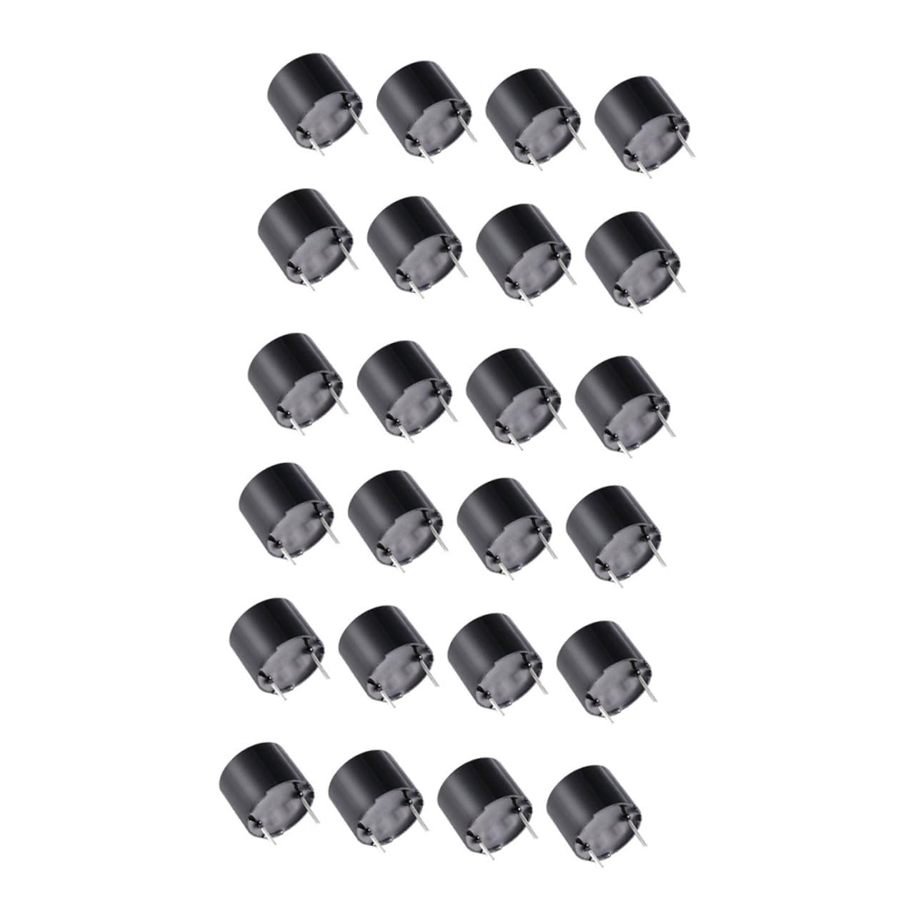 OSOLADY 24pcs Hand Buzzer Plastic Packaging 5v Beep Tone Alarm Ringer Buzzer Alarm Buzzer Replacement Black