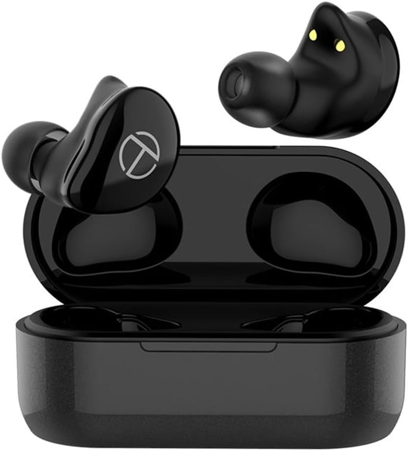 Bluetooth Wireless Headphones IPX5 Mini HiFi Earbuds Sport in-Ear Headphones Touch Control with 600mAh Charging Case 24 Hours
