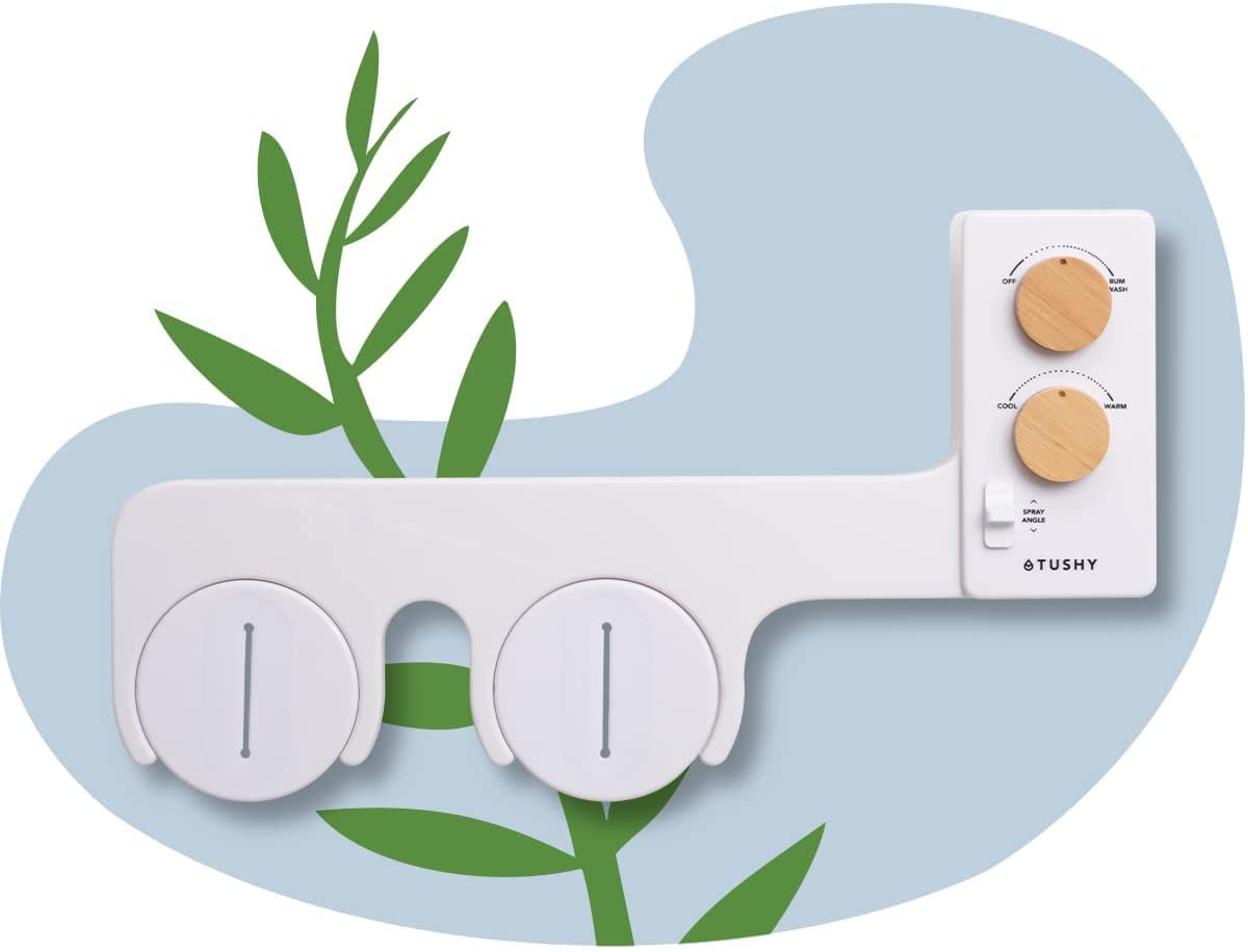 TUSHY Basic 2 0 Bidet Toilet Seat Attachment Warm-Water Optional Modern Sleek Design Fresh Clean Water Sprayer Non-Electric