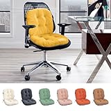 Confort Toute l'Année : Cette housse de chaise basse polyvalente est parfaite pour les longues heures de travail au bureau. L'épais coussin de siège protège efficacement du froid et offre un soulagement notable – pas seulement à l'intérieur, mais aussi comme solution robuste de coussin de siège extérieur !