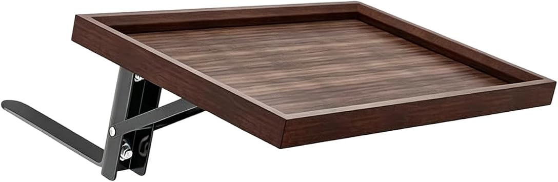 Bedside Shelf Top, Slides Between Mattress, Bed Frame, Raised Border Storage for Small Rooms, Dorm Living Folding Bedside Shelf Mattress Bed Frame Mount Bunk Tray Sofa Side Organizer