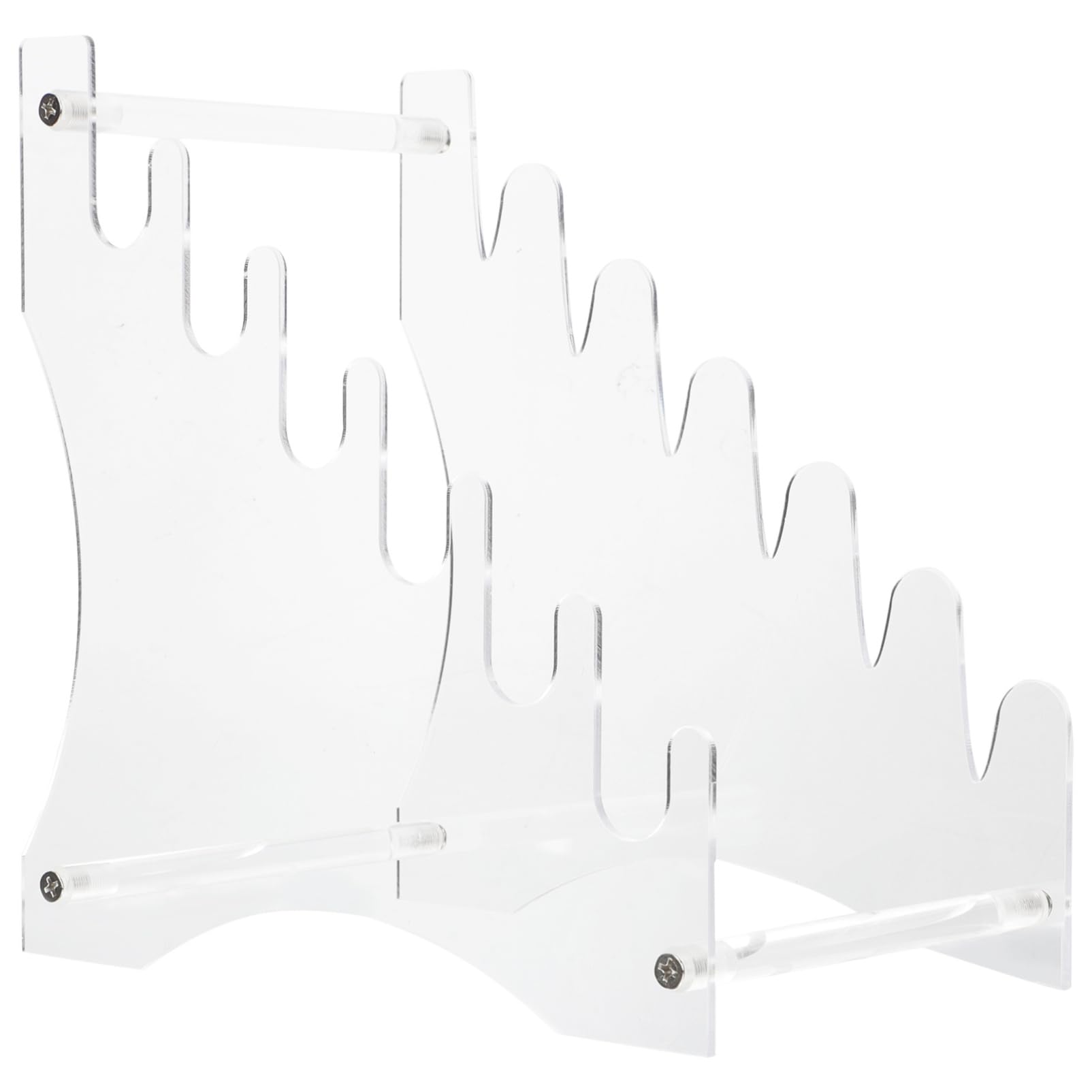 GLEAVI 1 set Transparent Acrylic Removable Cutter Storage Rack for Kitchen Household Cutter Holder Organize Cutlery and Prevent Dulling for Neat and Tidy Spaces