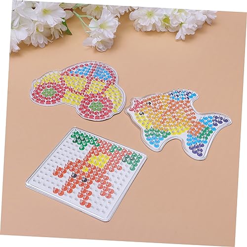 ifundom 19 Peças Fusíveis Pegboards Brinquedos DIY Fusível Diversão Fusão DIY Kit Compatível Placas