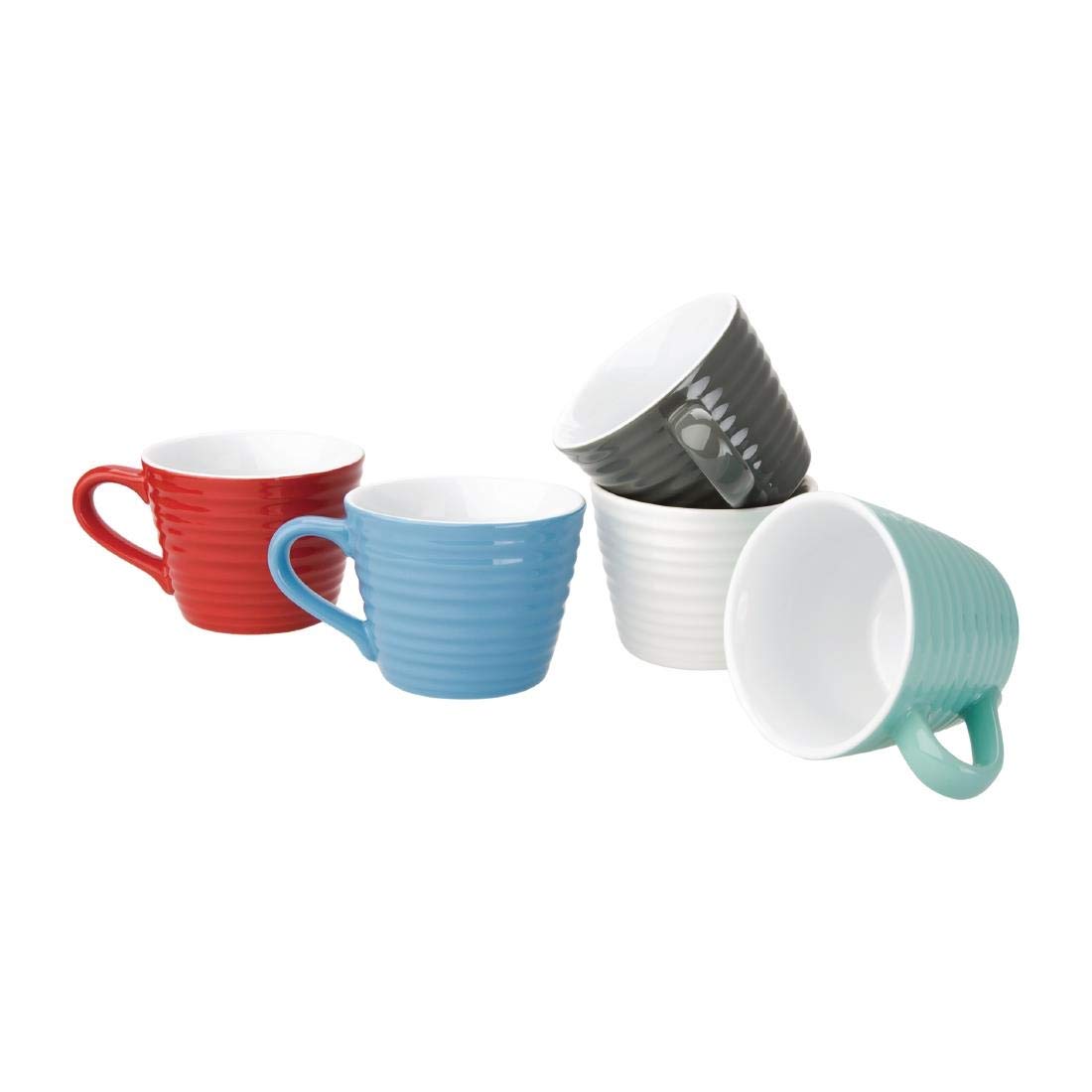 Olympia 12 x tazze di caffè espresso Aqua 100 ml 99,2 gram porcellana caffè latte brocche