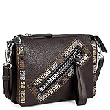 Lois - Handtasche Damen Umhängetasche - Handtasche Klein Umhängetasche - Kleine Handtasche Damen mit verstellbarem Riemen - Dauerhaft Damen Handtasche Klein. Kleine Handtasche Damen Umhängetasc, Braun
