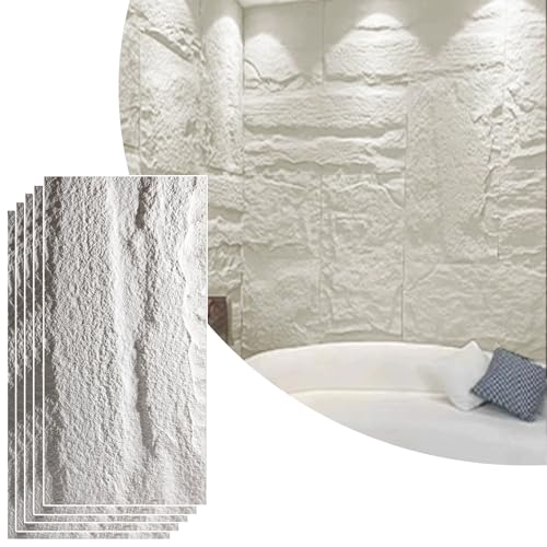 Panneau mural imitation pierre, revêtement mural imperméable en polyuréthane pour intérieur et...