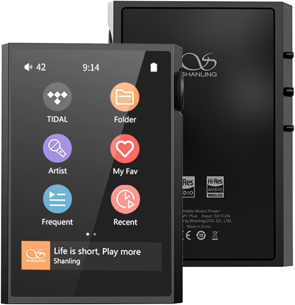 Shanling M1 Plus デジタルオーディオプレーヤー Amazon.com: SHANLING M1 Plus M1Plus Music Player Portable DAP with