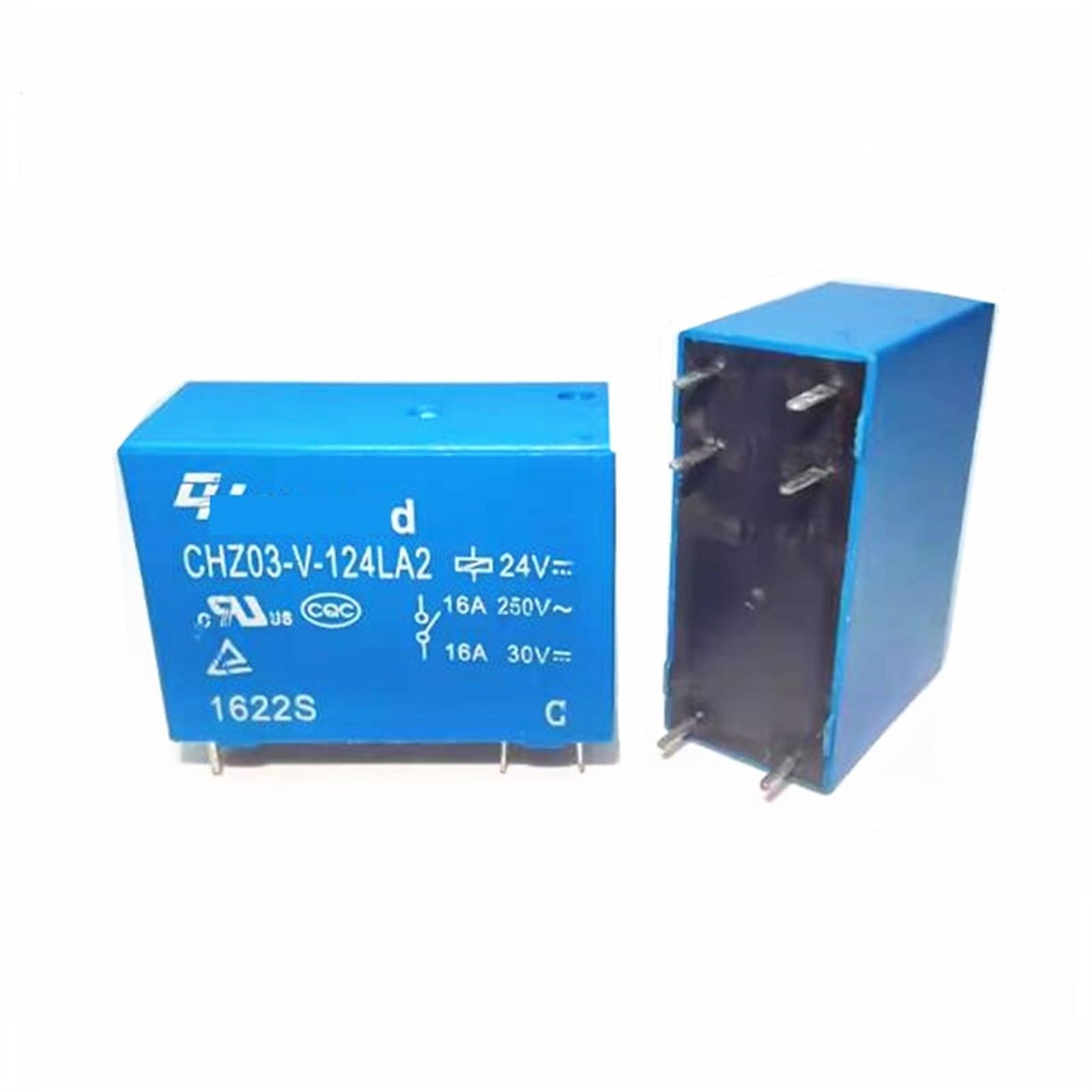Relais CHZ03-V-124LA2 commutation stable 16A 24VDC boîtier 6 broches - 2