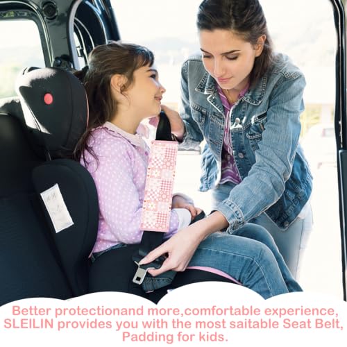 Image of Seat Belt Cover for Kids, Seat Belt Pad for Boys Girls, Car Seat Straps Shoulder Pads for Kids, Kid's Seat Belt Cushion, Shoulder Strap Pad, 1 Piece (Garden Quilt)
